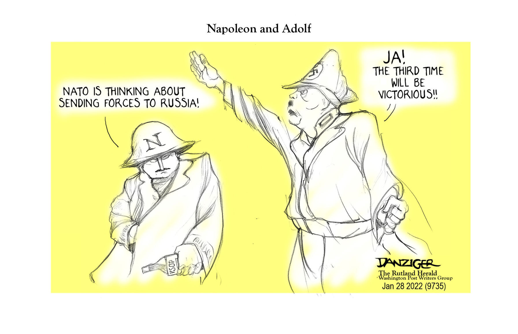 Jeff Danziger cartoon
